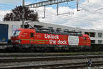 Siemens Vectron 193 342-3 der DB durchfährt am 21.04.2026 den Bahnhof Kaiseraugst.