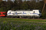 DB Cargo mit der Werbebemalung  I am European  am 9.10.26 bei Eglharting.