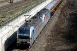 Am 01.04.2017 kamen die 193 811-7 und die 193 817-4 von der VTG Rail Logistics Deutschland GmbH, (Railpool) aus Richtung Stendal und fuhr weiter in Richtung Braunschweig .