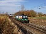 Die 193 203 am 11.03.2018 unterwegs bei Marchtrenk.