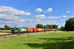 193 208 mit DGS 43954 am 08.07.2018 bei Schwarzwöhr. 