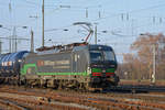 Siemens Vectron 193 256-5 durchfährt den badischen Bahnhof. Die Aufnahme stammt vom 22.01.2019.