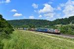 193 640 mit DGS 43109 am 18.06.2019 bei Obereichstätt. 