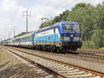 193 290 in Richtung Berlin am 17. Juli 2019 auf den südlichen Berliner Ring bei Diedersdorf.