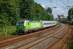 193 990 mit Flixtrain in Wuppertal, am 04.08.2019.
