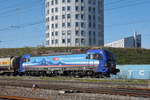 Siemens Vectron 193 523-8 durchfährt den Bahnhof Pratteln.