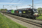 91 80 6193 712-7 / angemietet dur BLS in Richtung Sins/AG.
Mühlau am 16.04.2020