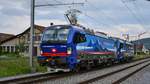 193 533  Rhone  und 193 532  Rhein  als Lokzug 38282 während der Überführung von Regensburg nach Basel am 28.05.2020, aufgenommen in Bad Zurzach AG (CH).