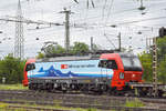 Siemens Vectron 193 472-8 durchfährt den badischen Bahnhof. Die Aufnahme stammt vom 02.07.2020.