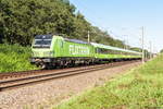 193 865-3 MRCE - Mitsui Rail Capital Europe GmbH mit dem Flixtrain (FLX76340) von Berlin Südkreuz nach Köln Hbf in Nennhausen am 23.07.2020. Das war der erste Flixtrain von Berlin nach Köln gewesen, nach der Corona Pause. Die  BahnTouristikExpress (BTE) ist nicht mehr der Partner von Flixtrain sondern die SVG (Schienenverkehrsgesellschaft mbH) für den Flixtrain Berlin - Köln.