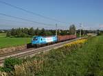 Die 193 250 mit einem Güterzug am 16.08.2020 unterwegs bei Andorf.