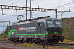 Siemens Vectron 193 260-7 durchfährt solo den Bahnhof Pratteln.