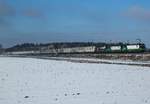 15.01.2021 ist der erste Tag des Jahres der zum Bahnspechten einlädt. Sonne und Wolken erschweren das Lichten. Das 3er Gespannt hat Gott sei Danke etwas Licht abbekommen.  Schöne Stellen gibt es zwischen Badham und Zorneding.