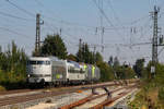 103 222 überführte am 2 20.09.2020 2x BLS Cargo Vectron von München. Fotografiert bei Westheim(Schwab)