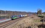 193 274 mit DGS 40670 am 02.03.2021 bei Sandbach. 