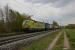 TX Logsitik Siemens Vectron 193 552-7 mit KLV Zug in Thüngersheim am 01.05.21