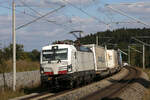 9180 6193 599-8 D-SIEAG mit dem  ekol -Zug bei Paindorf, 24.09.2021