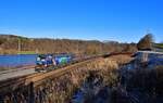 193 697 mit DGS 46678 am 22.12.2021 bei Sandbach.