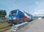 BR 383 009-8 Der CD Cargo ist am 17.05.2022 im Güterbahnhof Lörrach zu besuch ( Ansicht Vorne ) 