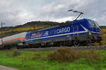 ELL Vectron 193 562-4  Wir verbinden die Euregio Maas Rhein  vermietet an RTB Cargo zieht ihren Kesselwagenzug in Richtung Würzburg.