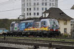 Siemens Vectron 193 282-1 durchfährt am 23.01.2023 den Bahnhof Pratteln.