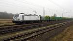 Am 12.02.2015 stand die 193 831 von der SETG (ELL - European Locomotive Leasing, in Borstel bei Stendal .