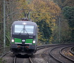193 264 von ELL kommt als Lokzug aus Aachen-West nach Aachen-Hbf und kommt aus Richtung Aachen-West und fährt durch Aachen-Schanz in Richtung Aachen-Hbf.
Aufgenommen vom Bahnsteig von Aachen-Schanz. 
Bei Wolken am Mittag vom 28.10.2016.