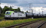 Am 13.06.2017 kam die 193 894-3 von CAPTRAIN aus Richtung Salzwedel nach Stendal und fuhr weiter in Richtung Magdeburg .