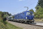 193 846-3 mgw mit einem Autozug in Rednitzhembach gen Süden