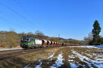 193 217 mit dem Magnesitzug am 25.02.2018 bei Einöd.