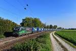 193 252 mit DGS 41160 am 28.09.2018 bei Langenisarhofen. 