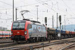 Siemens Vectron 193 475-1 durchfährt den badischen Bahnhof.