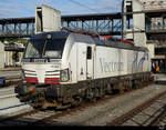 Siemens - Lok 193 902-4 abgestellt im Bahnhof von Spiez am 22.09.2019