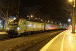 193 990 am FLX27800 nach Berlin Südkreuz in Köln Hbf am 30.11.2019