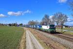 193 234 mit DGS 43945 am 21.02.2020 bei Langenisarhofen.