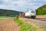 193 247 ecco mit einem Düngerzug bei Breitenfurt Richtung Treuchtlingen, 29.09.2019