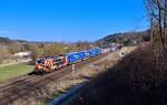 193 878 mit DGS 41160 am 26.03.2021 bei Seestetten.