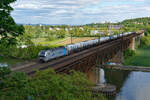 193 816 Railpool/RTB Cargo mit einem Kesselwagenzug bei Mariaort Richtung Nürnberg, 06.05.2020