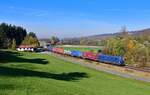 193 845 mit DGS 41153 am 30.10.2021 bei Vilshofen.