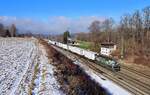 193 582 mit DGS 43853 am 15.01.2022 bei Fischbach.