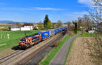 193 878 mit DGS 41160 am 12.04.2022 bei Stephansposching.