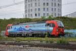 Siemens Vectron 193 464-5 durchfährt solo den Bahnhof Pratteln.