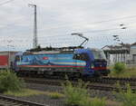 SBB Cargo International 193 522  Elbe  (91 80 6193 522-0 D-SIEAG) mit einem KLV Richtung Norden, am 08.06.2022 in Bebra.