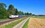 193 815 mit DGS 40656 am 03.07.2022 bei Langenisarhofen.