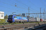 Doppeltraktion, mit den Siemens Vectron 193 516-2 und 193 657-4 durchfährt am 26.10.2022 den Bahnhof Pratteln.