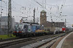 Siemens Vectron 193 282-1 durchfährt am 25.01.2023 den badischen Bahnhof.