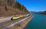 193 553 mit DGS 43105 am 14.02.2023 bei Kufstein.