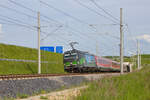 193 246 mit IRE 200 Ulm-Wendlingen am 21.05.2023 bei Merklingen.