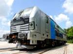 193 806-7 von RAILPOOL wurde anlsslich der Transport-Logistic2013 auf das Mnchener-Messegelnde gebracht; 130607