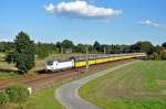 193 810 fuhr am 27.08.2014 mit einem ARS-Altmann Zug durch Langwedel.